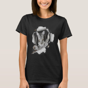 Cat Dj Torn Trasa T Shirt