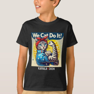 Cat Do It Kamala Harris Supporter Chilless Cat La  T Shirt