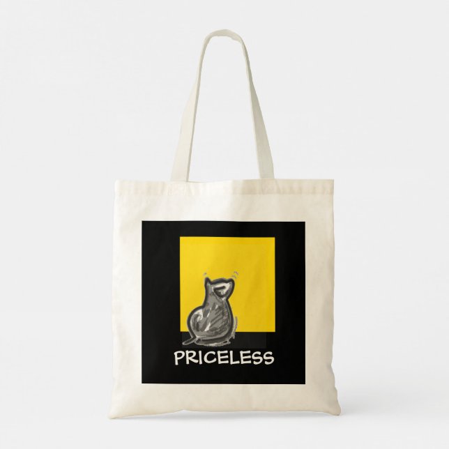 Cat Doodle Tygkasse (Baksida)
