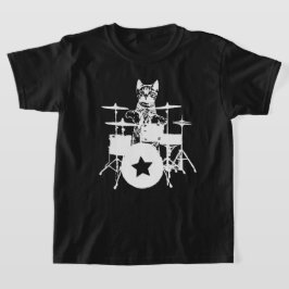 Cat Drummer Tee