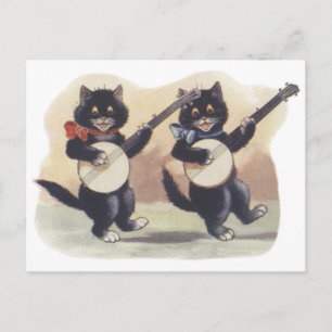 Cat Duo-vykort Vykort