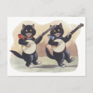 Cat Duo-vykort Vykort