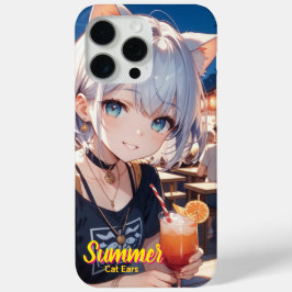 cat ears summer  Girl iPhone / iPad ケース
