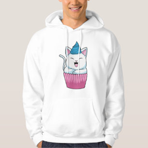 Cat Eating Muffin Hoodie