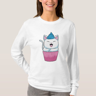 Cat Eating Muffin T Shirt