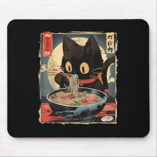 Cat Eating Ramen Noodle Funny Japanska Kawaii Anim Musmatta