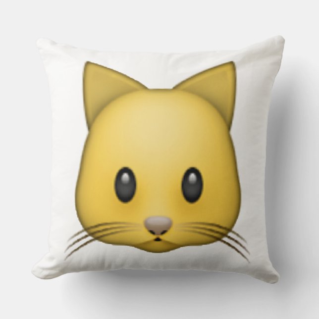 Cat - Emoji Kudde (Framsida)