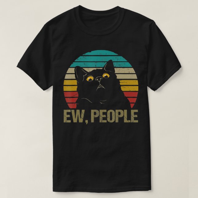 Cat Ew People T Shirt (Design framsida)