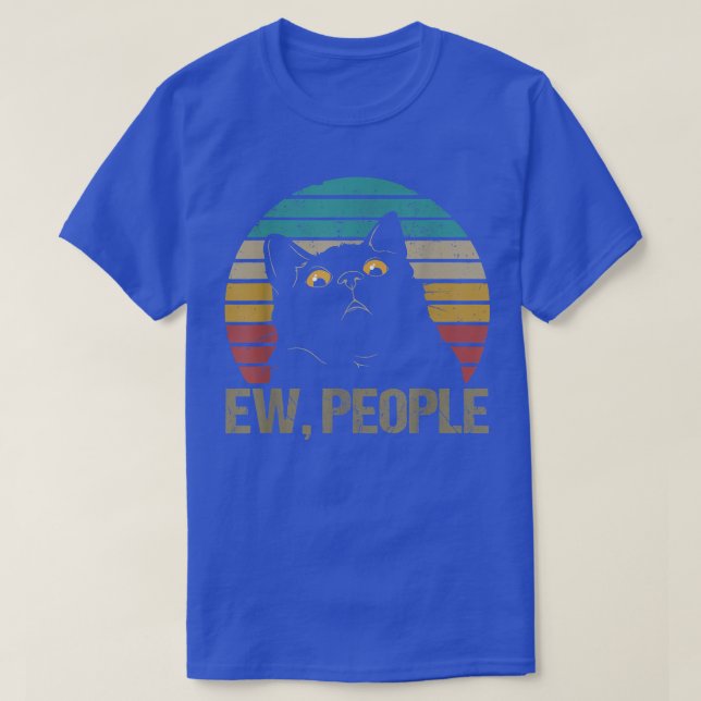 Cat Ew People  T Shirt (Design framsida)