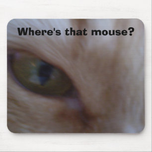 Cat Extreme Closeup, var är den där musen? Musmatta