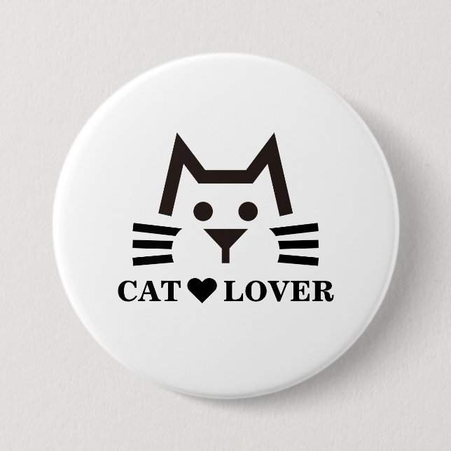 Cat-Face 缶バッジ Knapp (Framsida)