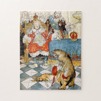 Cat Fairy Tale Art Puss in Boots Vintage Artwork Pussel