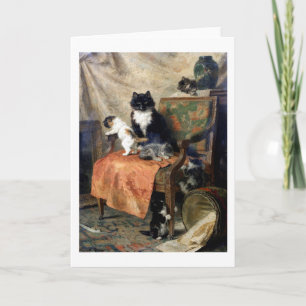 Cat Family, Henriëtte Ronner-Knip Kort