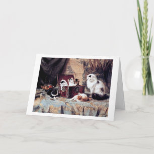 Cat Family, Henriette Ronner-Knip Kort