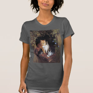 Cat Family och Ivy Löv av Henriette Ronner-Knip T Shirt