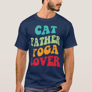 Cat Far Yoga Älskare III vintage T Shirt