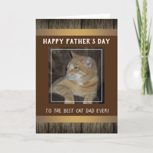 Cat Fars dag One-foto Kort