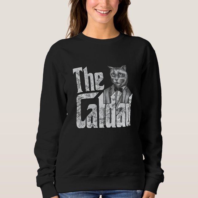 Cat Father The Catfather Crazy Cat Dad Papa  1 T Shirt (Framsida)