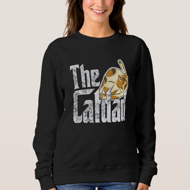 Cat Father The Catfather Crazy Cat Dad Papa T Shirt (Framsida)
