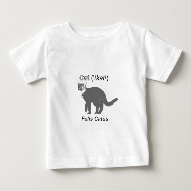 Cat Felis Catus T Shirt (Framsida)