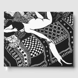 Cat Felix Vallotton Dam Bed Laziness La Paresse Gästböcker