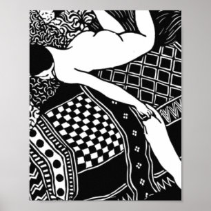 Cat Felix Vallotton Dam Bed Laziness La Paresse Poster