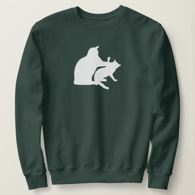 Cat Fight Funny T Shirt (Design framsida)