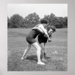 Cat Fight, tidigt 1900-talet Poster