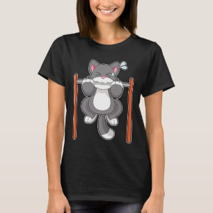Cat Fitness - dra upp sportar T Shirt