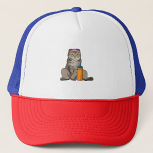 Cat Fitness Drinking mugg Keps