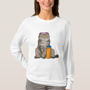 Cat Fitness Drinking mugg T Shirt