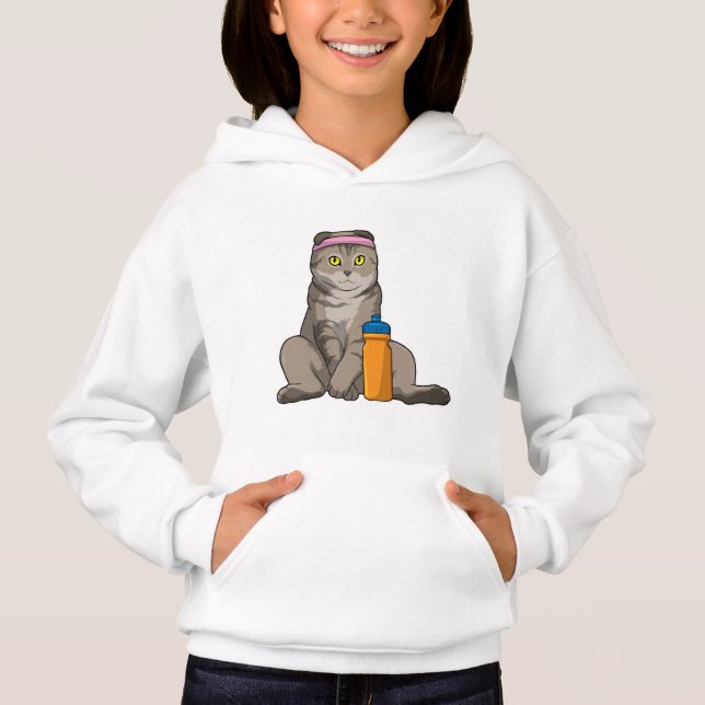 Cat Fitness Drinking mugg T Shirt (Framsida)