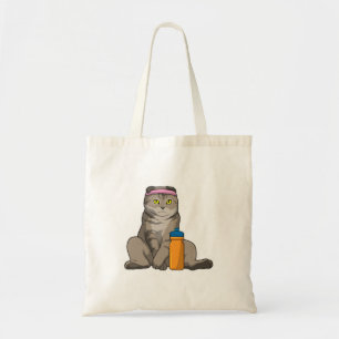 Cat Fitness Drinking mugg Tygkasse