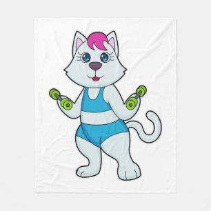 Cat Fitness Dumbbell Fleecefilt
