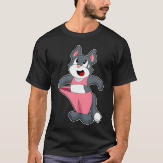 Cat Fitness retro T Shirt