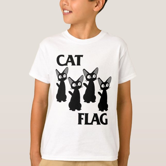 CAT FLAGGA 2 T-SHIRT (Framsida)