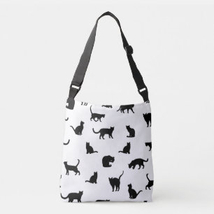 Cat Fläkt Dekoration, Cat Owner Gift, Cat Lover Axelväska