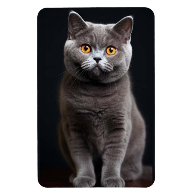 Cat Fllexible Photo Magnet (Vertikal)