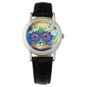 Cat Flower Öga Armbandsur