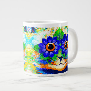 Cat Flower Öga Jumbo Mugg