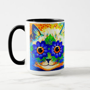 Cat Flower Öga Mugg