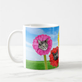 ’Cat Flowers’ LOL Funny Coffee Mugg