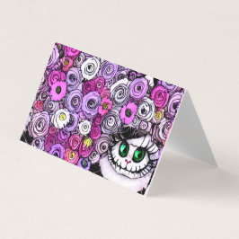 Cat Fluffy Hårig Dreamy Graphic Visitkort