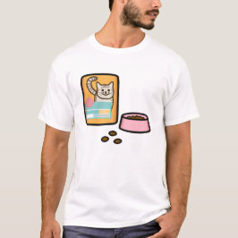 Cat Food in Japanese Kanji T Shirt