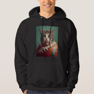 Cat Football Donut Hoodie