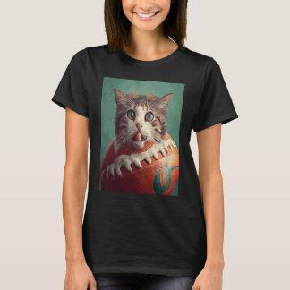 Cat Football Donut T Shirt