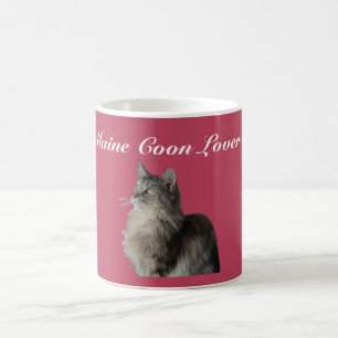 Cat. för Maine CoonPedigree Kaffemugg