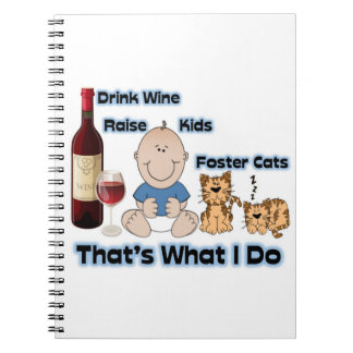 Cat Foster mamma note bok för fosteranteckningar f Anteckningsbok