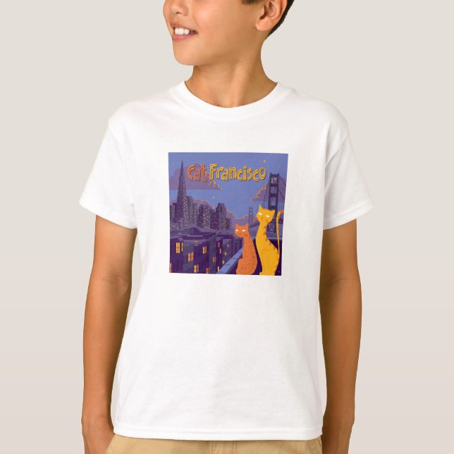 Cat Francisco T Shirt (Framsida)