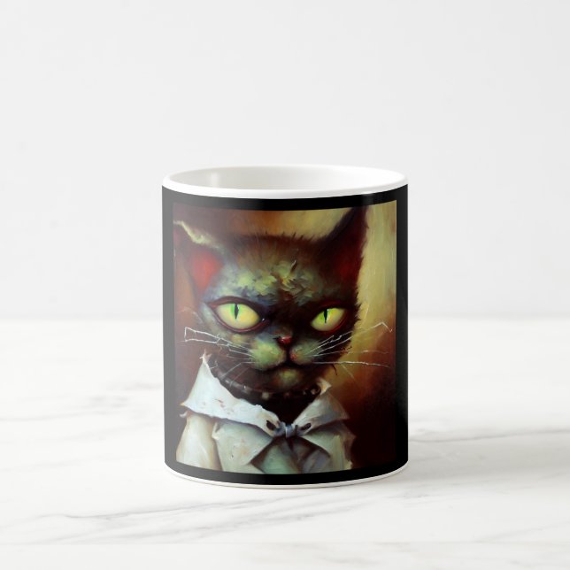 Cat Frankenstein Kaffemugg (Center)